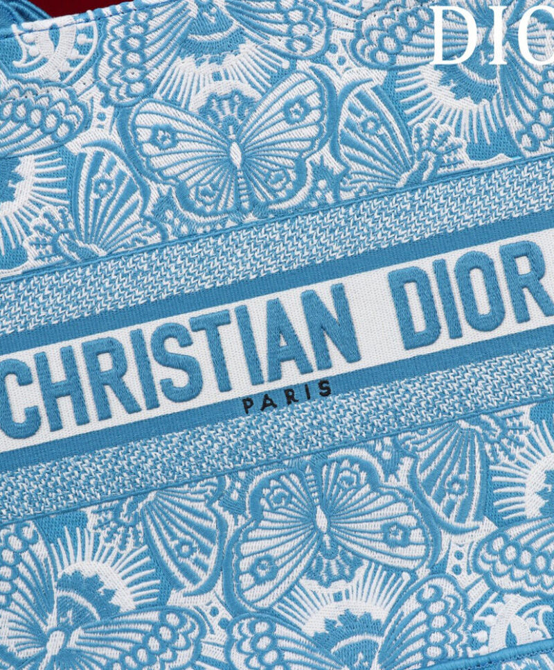 Christian Dior Medium Dior Book Tote M1286 Blue
